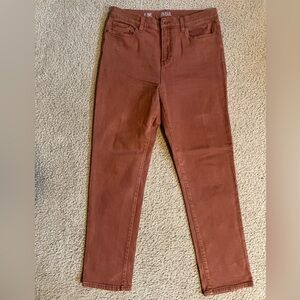 a.n.a Women's Rust Skinny Jeans